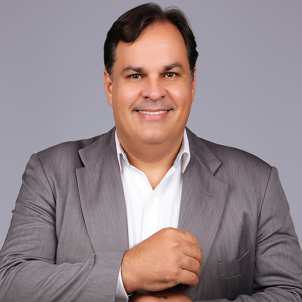 Dr. Márcio Valeriano em seu consultório médico